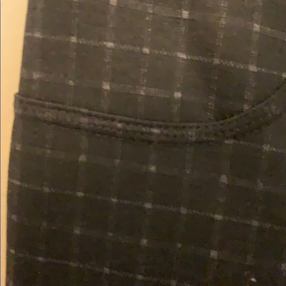 Max Studio square print black pants, L - Picture 4 of 6